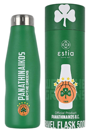 Estia Θερμός Travel Flask Panathinaikos BC Edition 500ml